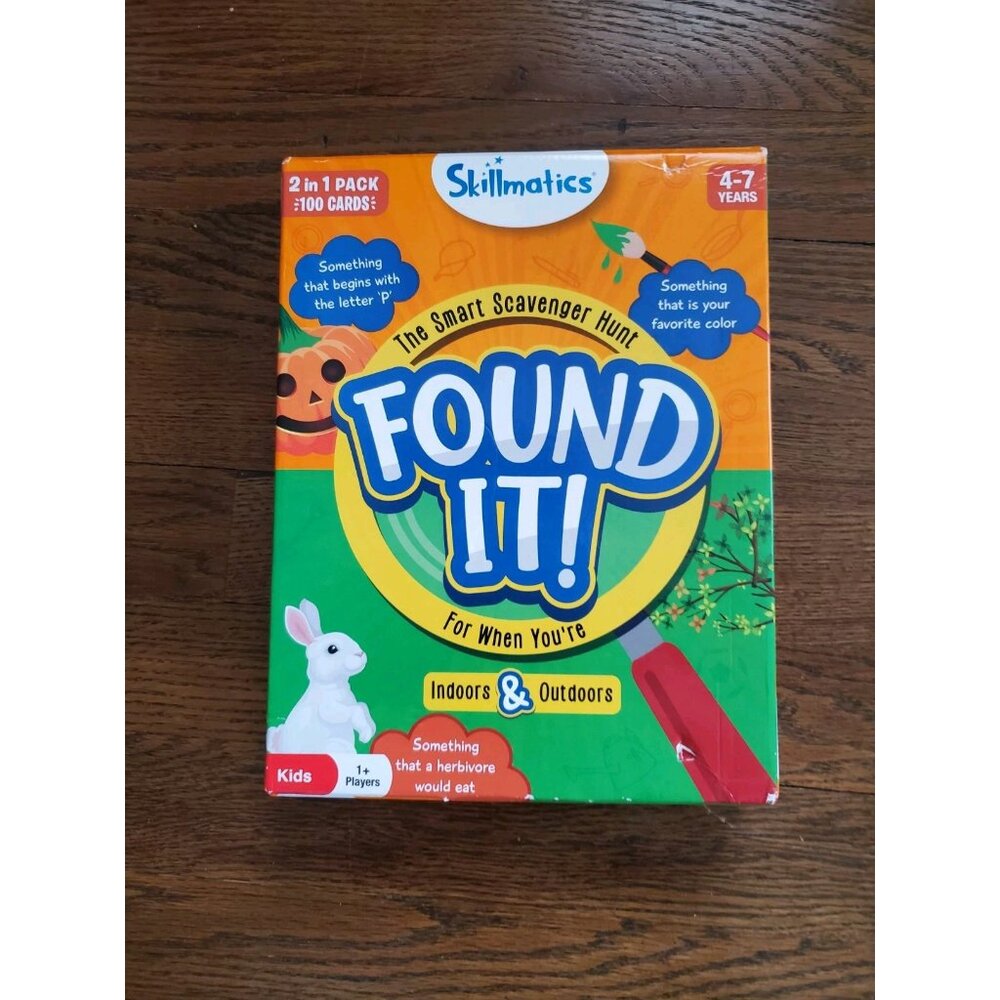 SKILLMATICS Found It "Scavenger Hunt" For Indoor And Outdoor Fun Board Game